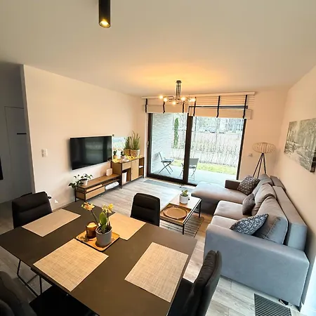 Daire Oliwa Przy Parku Small Private Garden And Free Parking